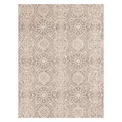 Temple Taupe Hand Micro Hooked Wool Rug