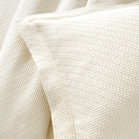 Interlaken Ivory Matelasse Sham