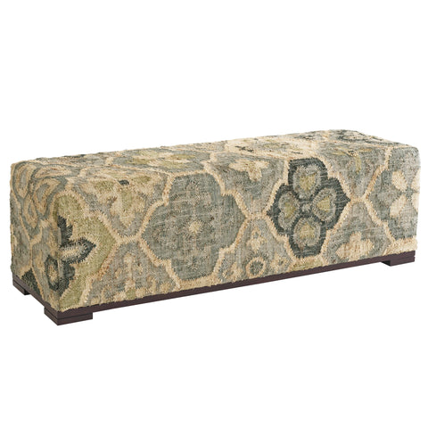 Pali Evergreen Dining Rug Bench