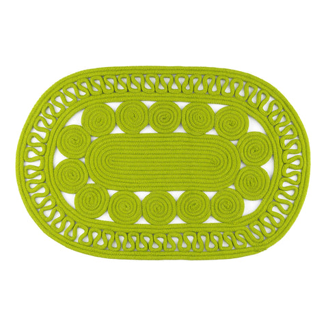 Audrey Sprout Handwoven Indoor/Outdoor Oval Rug