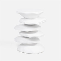 Zuri White Side Table