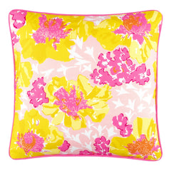 Fab Floral Pink Indoor/Outdoor Decorative Pillow Cover