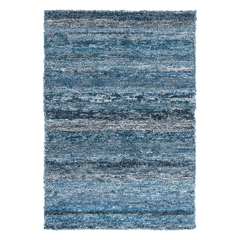 Denim Chindi Blue Hand Hooked Cotton Rug