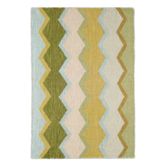 Safety Net Green Handwoven Indoor/Outdoor Rug