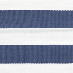 Catamaran Stripe Denim/White Handwoven Indoor/Outdoor Rug Swatch