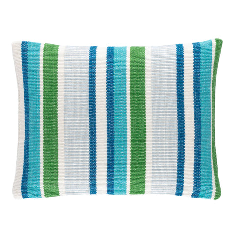 Always Greener Cobalt/Green Indoor/Outdoor Decorative Pillow Cover