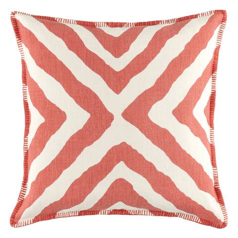 Impy Linen Paprika Decorative Pillow Cover