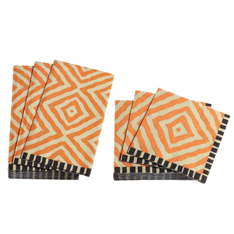 Arrows Orange Napkin