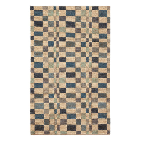 Kirby Blue Handwoven Jute Rug