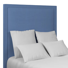 Estate Linen French Blue High Stonington Headboard