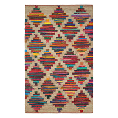 Mod Chindi Multi Handwoven Jute Rug