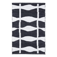 Circuit Black Handwoven Indoor/Outdoor Rug