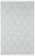 Crisscross Handwoven Indoor/Outdoor Rug | Ocean