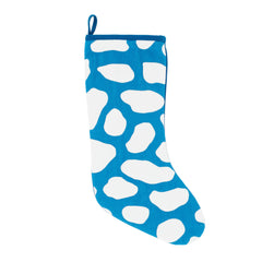 Pebbles Quilted Blue Stocking