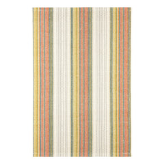 Sloane Stripe Sprout Handwoven Cotton Rug