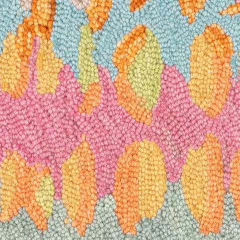 Paint Chip Confetti Hand Micro Hooked Wool Rug Swatch