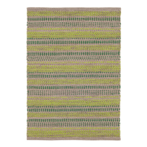 Sooner Than Later Green Handwoven Indoor/Outdoor Rug