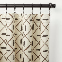 Tatum Ivory Curtain Panel