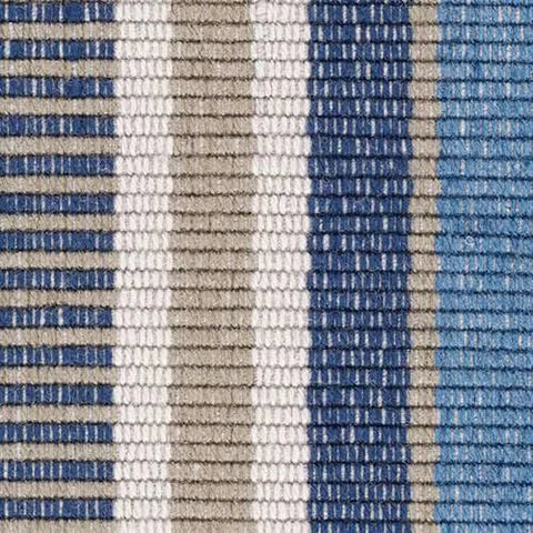 Always Greener Blue/Grey Handwoven Indoor/Outdoor Rug Swatch