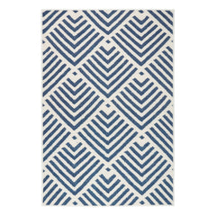 Cleo Navy Machine Washable Rug