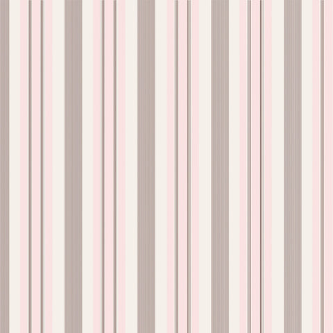 Georgina Stripe Pink Wallpaper Swatch