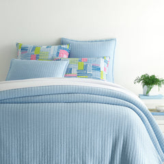 Boyfriend Soft Blue Matelasse Coverlet