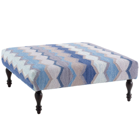 Safety Net Blue Rug Ottoman Frame