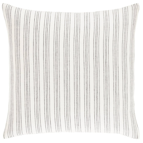 Lush Linen Stripe Charcoal Sham