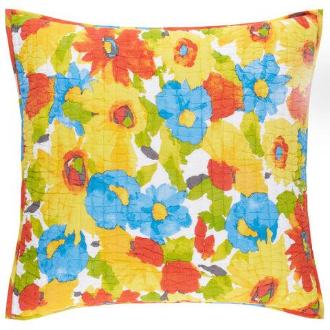 Floral Explosion Multi Quilted Sham