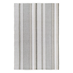 Gradation Ticking Handwoven Cotton Rug