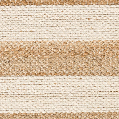 Milo Ivory Handwoven Jute/Cotton Rug Swatch