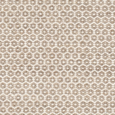 Honeycomb Natural Handwoven Wool Rug Swatch