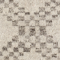 Zillah Grey Hand Knotted Wool Rug Swatch