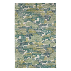 Ladycross Green Hand Hooked Wool Rug