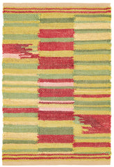 Time Out Handwoven Jute Rug | Green