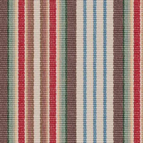 Ranch Stripe Multi Machine Washable Rug Swatch