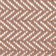 Herringbone Stone Handwoven Cotton Rug Swatch