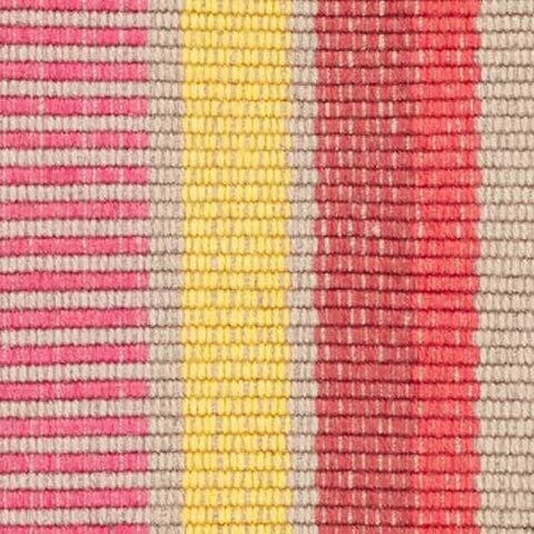 Always Greener Red/Yellow Handwoven Indoor/Outdoor Rug Swatch