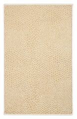 Anya Hand Micro Hooked Wool Custom Rug | Yellow