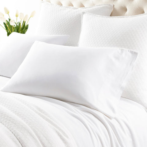 Cozy Cotton White Sheet Set