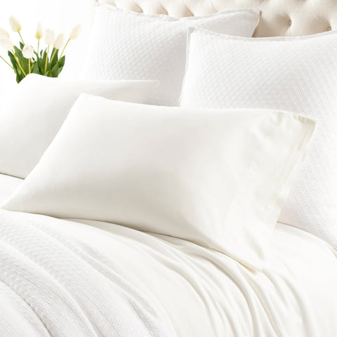 Cozy Cotton Ivory Pillowcases