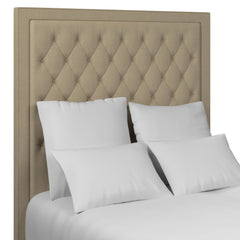 Estate Linen Natural Stonington Tufted Headboard