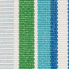 Always Greener Cobalt/Green Handwoven Indoor/Outdoor Rug Swatch