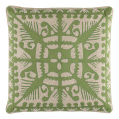 Knight Wood Linen Olive Decorative Pillow Cover