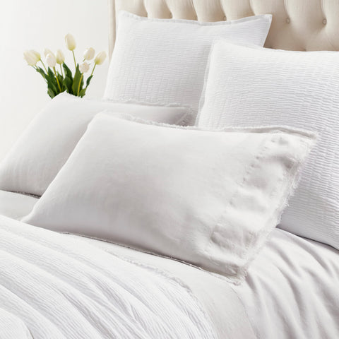 Faye Linen Plaster Sheet Set