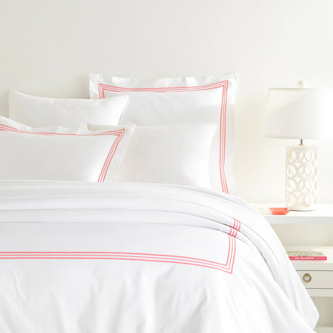 Trio Coral Duvet Cover