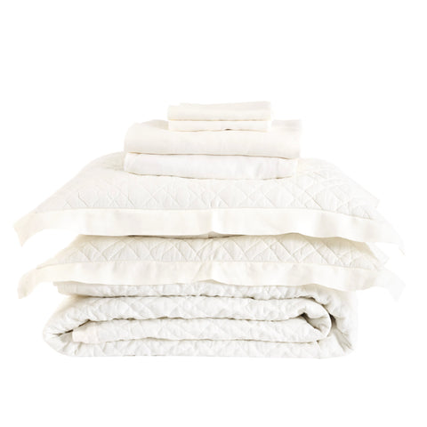 Lush Linen Ivory Core Bedding Bundle