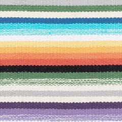 Serape Multi Handwoven Cotton Rug Swatch