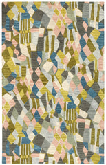 Deer Leap Hand Hooked Wool Rug | Coral