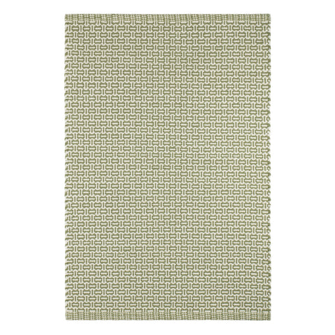 Miss Muffet Olive Handwoven Cotton Rug